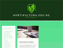 Tablet Screenshot of hortikultura.edu.rs